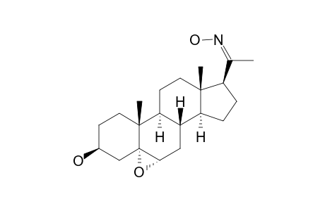 5-ALPHA,6-ALPHA-EPOXY-3-BETA-HYDROXY-20-HYDROXY-IMINOPREGNAN-20-ONE