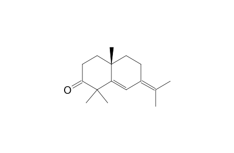 2(1H)-Naphthalenone, 3,4,4a,5,6,7-hexahydro-1,1,4a-trimethyl-7-(1-methylethylidene)-, (S)-