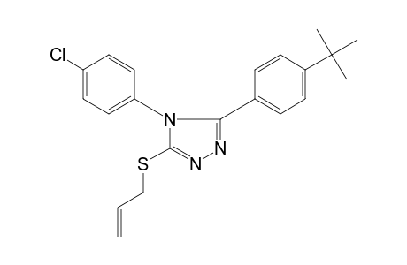 5-(allylthio)-(p-tert-butylphenyl)-4-(p-chlorophenyl)-4H-1,2,4-triazole