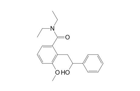N,N-diethyl-2-(2'-hydroxy-2'-phenylethyl)-3-methoxy-benzamide