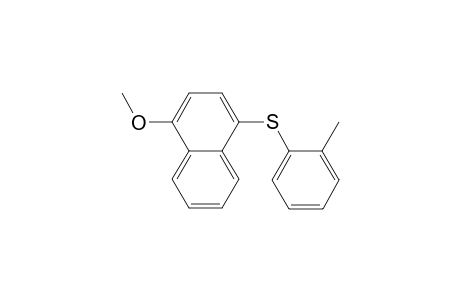 (1-methoxynaphthalen-4-yl)(o-tolyl)sulfane