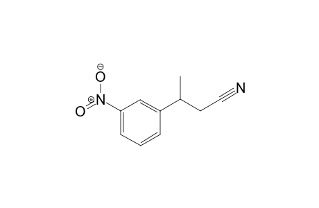 3-(3-Nitrophenyl)butanenitrile