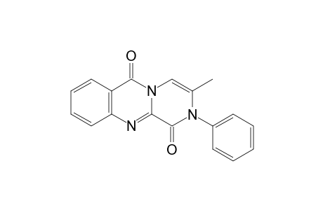 3-Methyl-2-phenyl-2H-pyrazino[2,1-b]quinazoline-1,6-dione