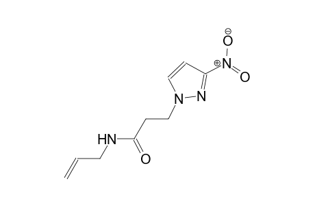 N-allyl-3-(3-nitro-1H-pyrazol-1-yl)propanamide