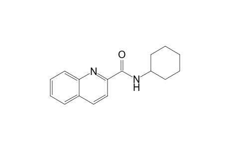N-cyclohexyl-2-quinolinecarboxamide