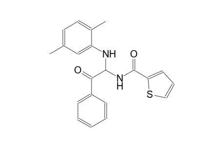 2-thiophenecarboxamide, N-[1-[(2,5-dimethylphenyl)amino]-2-oxo-2-phenylethyl]-