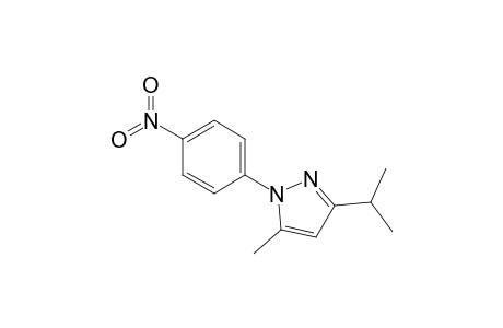 3-isopropyl-5-methyl-1-(4-nitrophenyl)pyrazole