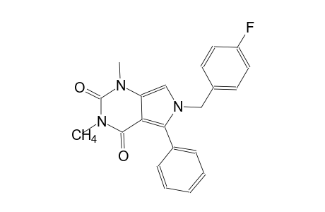 6-(4-fluorobenzyl)-1,3-dimethyl-5-phenyl-1H-pyrrolo[3,4-d]pyrimidine-2,4(3H,6H)-dione compound with methane (1:1)