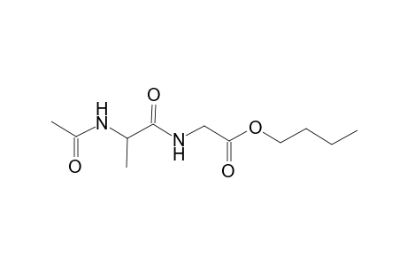 Glycine, N-(N-acetyl-L-alanyl)-, butyl ester