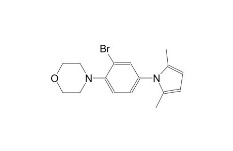 4-[2-bromo-4-(2,5-dimethyl-1H-pyrrol-1-yl)phenyl]morpholine