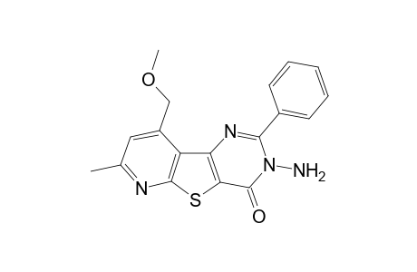 Pyrido[3',2':4,5]thieno[3,2-d]pyrimidin-4(3H)-one, 3-amino-9-(methoxymethyl)-7-methyl-2-phenyl-