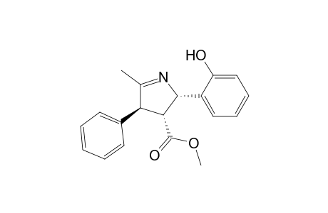 2H-Pyrrole-3-carboxylic acid, 3,4-dihydro-2-(2-hydroxyphenyl)-5-methyl-4-phenyl-, methyl ester, (2.alpha.,3.alpha.,4.beta.)-