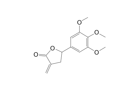 3-Methylidene-2-oxo-5-(3',4',5'-trimethoxyphenyl)-tetrahydrofuran