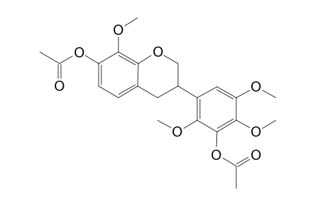 3',7-bis( O-Acetyl)-2',4',5',8-tetrakis(methoxy)-isoflavan