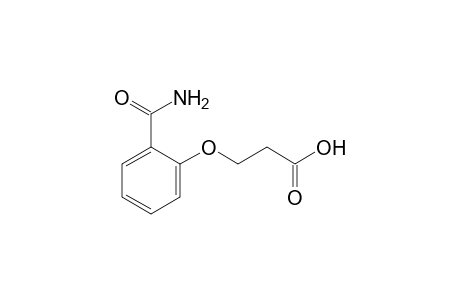 3-(2-carbamoylphenoxy)propanoic acid
