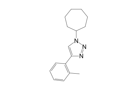1-cycloheptyl-4-(2-methylphenyl) -1H-1,2,3-triazole