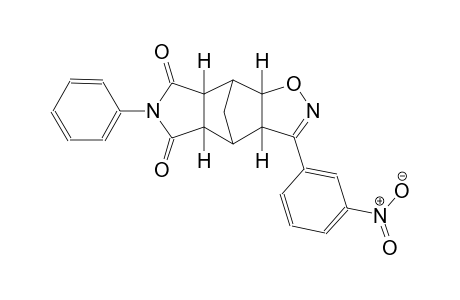 (3aS,4S,4aR,7aS,8S,8aS)-3-(3-nitrophenyl)-6-phenyl-4,4a,8,8a-tetrahydro-3aH-4,8-methanoisoxazolo[4,5-f]isoindole-5,7(6H,7aH)-dione