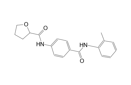 2-furancarboxamide, tetrahydro-N-[4-[[(2-methylphenyl)amino]carbonyl]phenyl]-
