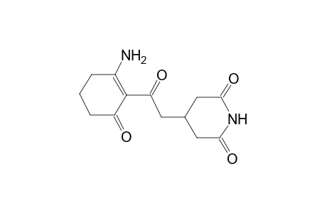 4-[2-(2-Amino-6-oxo-1-cyclohexen-1-yl)-2-oxoethyl]-2,6-piperidinedione