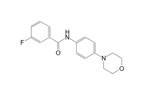 benzamide, 3-fluoro-N-[4-(4-morpholinyl)phenyl]-