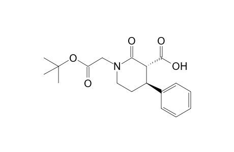 (3R,4S)-1-(2-tert-butoxy-2-keto-ethyl)-2-keto-4-phenyl-nipecotic acid