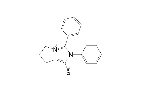 5H-Pyrrolo[1,2-c]imidazolium, 6,7-dihydro-1-mercapto-2,3-diphenyl-, hydroxide, inner salt