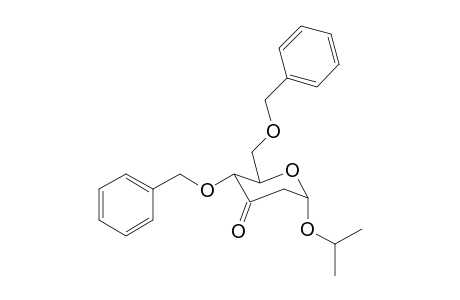 Isopropyl-2-deoxy-4,6-di-O-benzyl-.alpha.-D-erythro-hexopyranosid-3-ulose