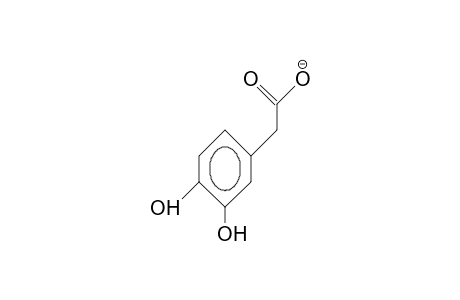 3,4-Dihydroxy-phenyl-acetic acid, anion
