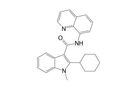 2-Cyclohexyl-1-methyl-N-(quinolin-8-yl)-1H-indole-3-carboxamide