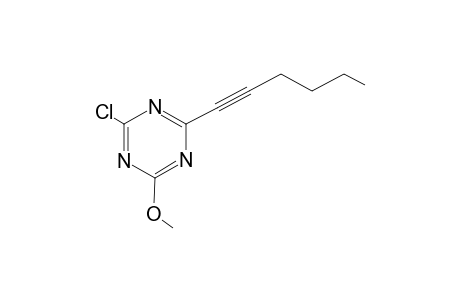 2-(Hex-1'-ynyl)-4-methoxy-6-chloro-1,3,5-triazine