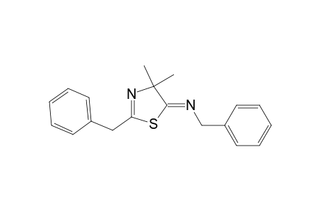N-(4,5-Dihydro-2-benzyl-4,4-dimethyl-1,3-thiazol-5-ylidene)benzylamine