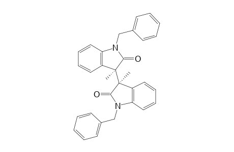 (R*,R*)-1,1'-Dibenzyl-3,3'-dimethyl-[3,3'-biindoline]-2,2'-dione