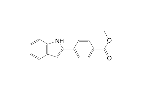 2-(4-Methoxycarbonylphenyl)-1H-indole