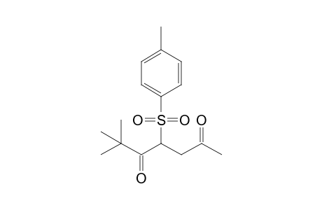 6,6-Dimethyl-4-tosyl-2,5-heptanedione