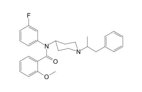 N-3-Fluorophenyl-N-[1-(1-phenylpropan-2-yl)piperidin-4-yl]-2-methoxybenzamide