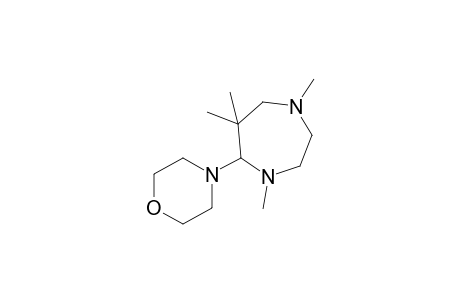 hexahydro-5-morpholino-1,4,6,6-tetramethyl-1H-1,4-diazepine