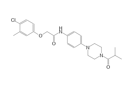 2-(4-chloro-3-methylphenoxy)-N-[4-(4-isobutyryl-1-piperazinyl)phenyl]acetamide