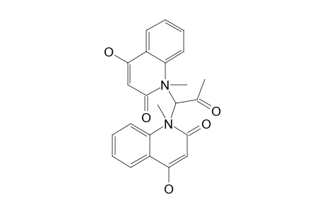 1,1-BIS-(4-HYDROXY-N-METHYL-CHINOLIN-2-ON-1-YL)-PROPAN-2-ON