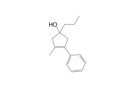 3-Methyl-4-phenyl-1-propyl-1-cyclopent-3-enol