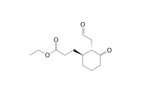 3-[(1S,2S)-3-keto-2-(2-ketoethyl)cyclohexyl]propionic acid ethyl ester