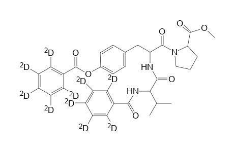 D5-Benzoyl-val(0-D5-benzoyl)thr-bro-ome