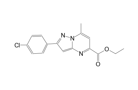 ethyl 2-(4-chlorophenyl)-7-methylpyrazolo[1,5-a]pyrimidine-5-carboxylate