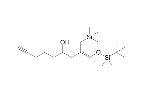 (Z)-1-[tert-butyl(dimethyl)silyl]oxy-2-(trimethylsilylmethyl)-4-non-1-en-8-ynol
