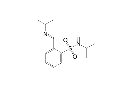 N-isopropyl-2-[(isopropylimino)methyl]benzenesulfonamide