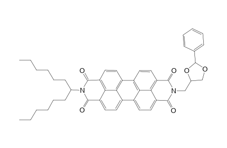 N'-(1'-Hexylheptyl)-N-[2"-phenyl-1",3"-dioxolan-4"-yl]methyl}-perylene-3,4 : 9,10-bis(dicarboxamide)