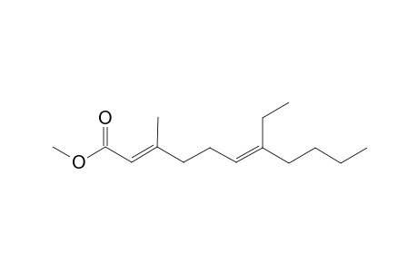2,6-Undecadienoic acid, 7-ethyl-3-methyl-, methyl ester, (E,E)-