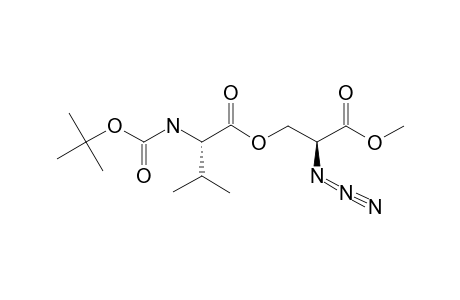 METHYL-(2S,2'S)-2-AZIDO-3-(N-BOC-VALYLOXY)-PROPIONATE
