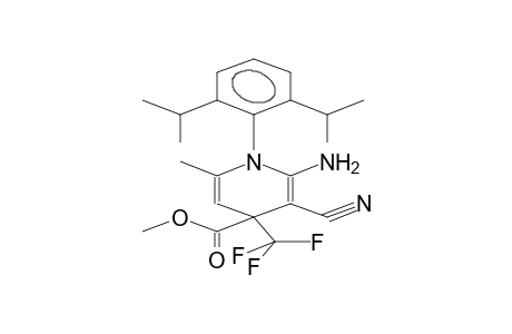 1-(2,6-DIISOPROPYLPHENYL)-2-AMINO-3-CYANO-4-TRIFLUOROMETHYL-4-METHOXYCARBONYL-6-METHYL-1,4-DIHYDROPYRIDINE