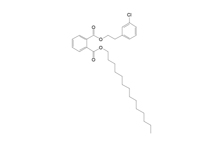 Phthalic acid, 2-(3-chlorophenyl)ethyl tetradecyl ester