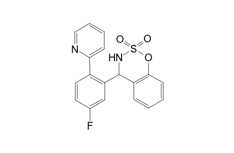 4-[5-Fluoro-2-(pyridin-2-yl)phenyl]-3,4-dihydrobenzo[e][1,2,3]oxathiazine 2,2-dioxide